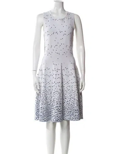 Pre-owned Issa Polka Dot Print Knee-length Dress In Multi