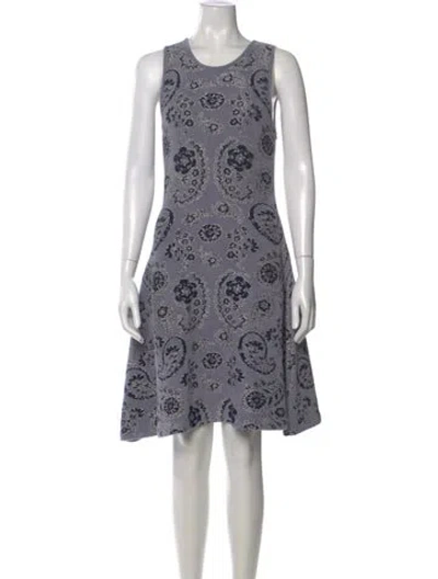 Pre-owned Issa Printed Knee-length Dress W/ Tags
