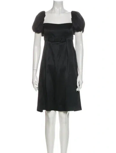 Pre-owned Issa Silk Knee-length Dress In Black