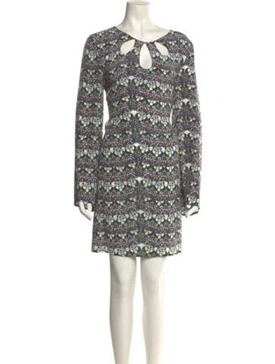 Pre-owned Issa Silk Knee-length Dress In Neutral