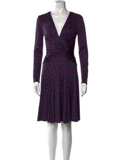 Pre-owned Issa Silk Knee-length Dress W/ Tags In Multi