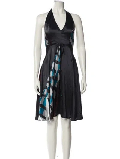 Pre-owned Issa Silk Midi Length Dress In Multi