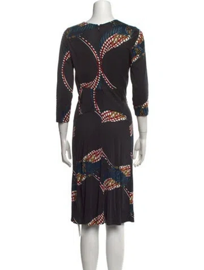 Pre-owned Issa Silk Mini Dress In Black