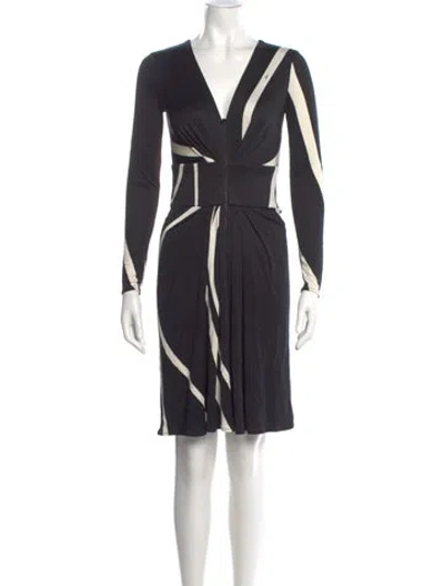 Pre-owned Issa Silk Mini Dress In Black