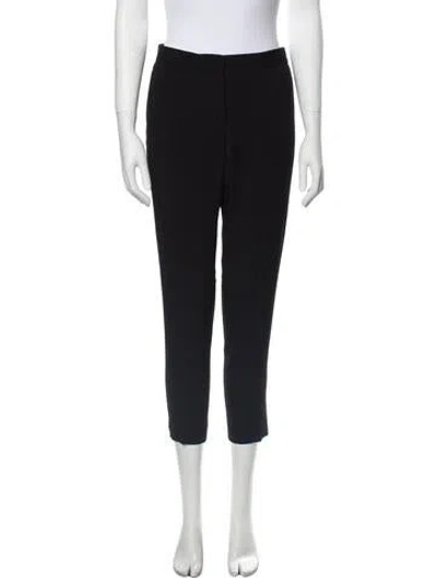 Pre-owned Issa Straight Leg Pants In Black