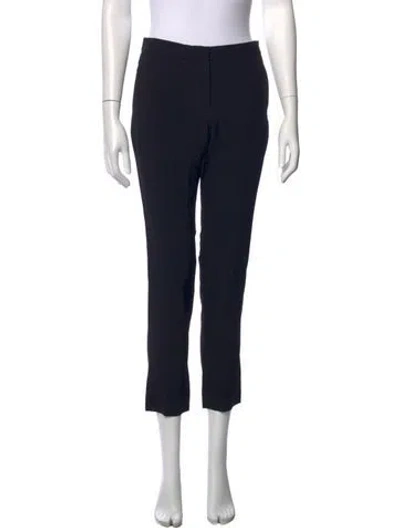 Pre-owned Issa Straight Leg Pants In Black