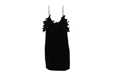 Issa Strap Mini Dress In Black Acetate
