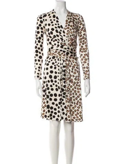 Pre-owned Issa Vintage Knee-length Dress In White
