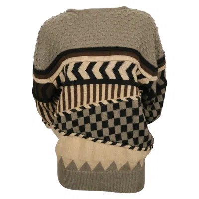 Pre-owned Issey Miyake 1982  Oversized Runway Sweater In Brown