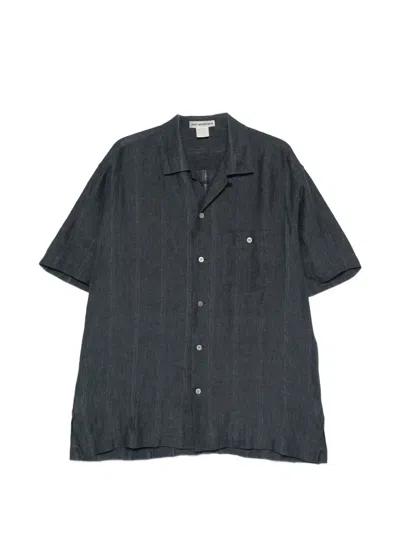 Pre-owned Issey Miyake 2000s Button Shirt In Blue