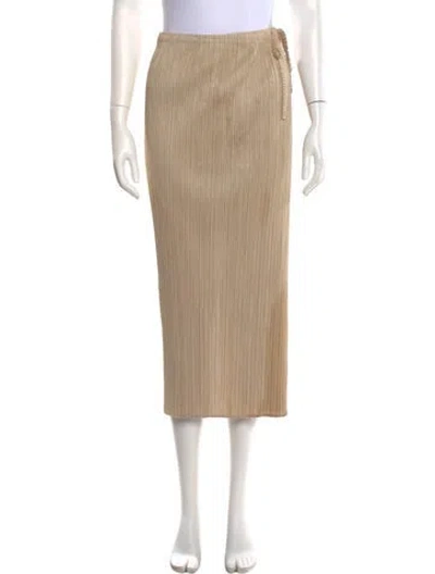 Pre-owned Issey Miyake 2006 Straight Leg Pants In Neutral