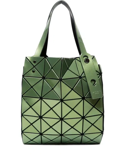 Pre-owned Issey Miyake 2010-2020s Bao Bao Carat Tote Bag In Green