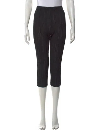 Pre-owned Issey Miyake 2012 Straight Leg Pants In Black