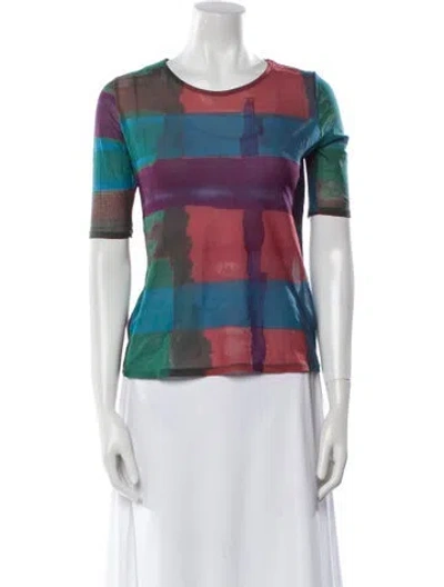 Pre-owned Issey Miyake 2013 Nylon T-shirt In Multi