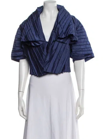 Pre-owned Issey Miyake 2014 Jacket In Blue
