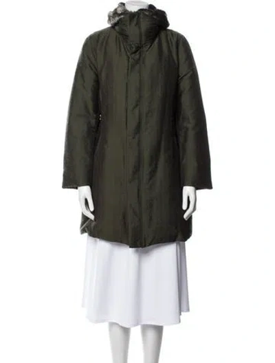 Pre-owned Issey Miyake 2014 Parka In Green