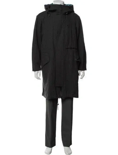 Pre-owned Issey Miyake 2014 Parka In Grey/metallic