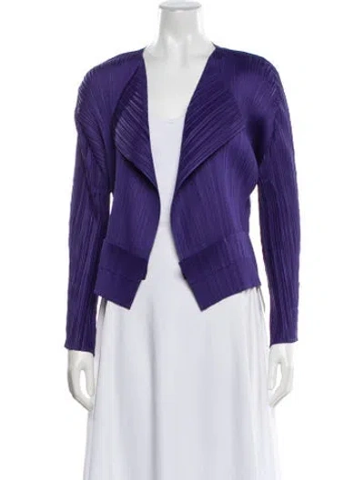 Pre-owned Issey Miyake 2014 Sweater In Purple
