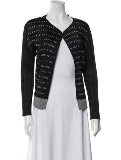 Pre-owned Issey Miyake 2015 Patterned Jacket In Black/grey