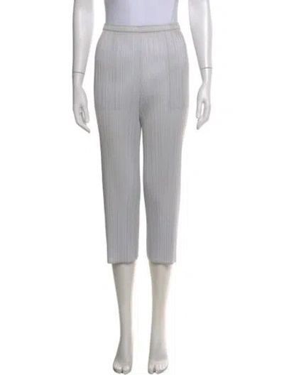 Pre-owned Issey Miyake 2015 Straight Leg Pants In Gray