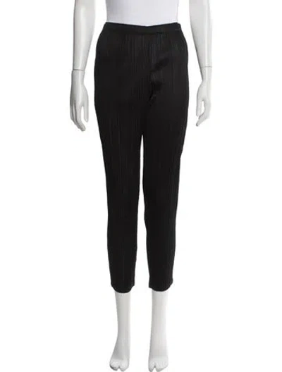 Pre-owned Issey Miyake 2016 Straight Leg Pants In Black