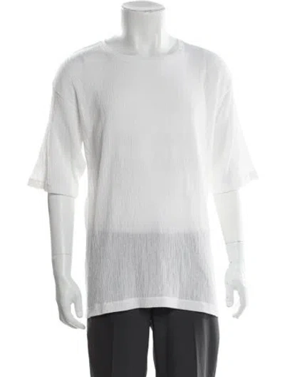 Pre-owned Issey Miyake 2017 Crew Neck T-shirt In White