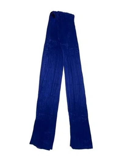 Pre-owned Issey Miyake 2017 Shawl In Blue