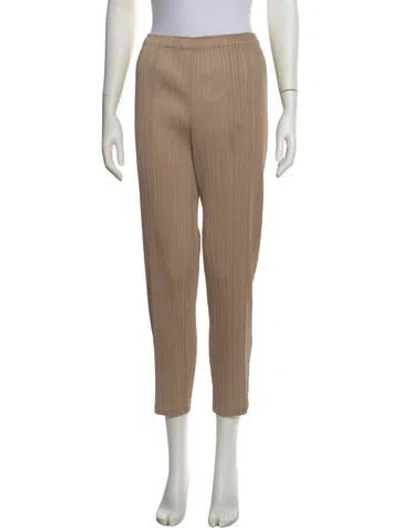 Pre-owned Issey Miyake 2018 Straight Leg Pants In Neutral