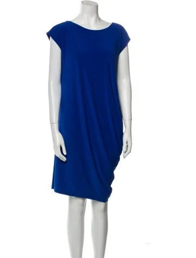Pre-owned Issey Miyake 2019 Knee-length Dress In Blue