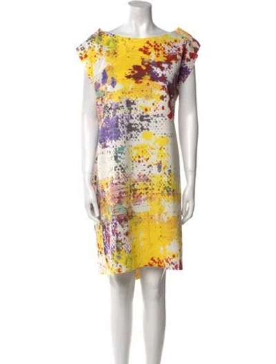Pre-owned Issey Miyake 2019 Knee-length Dress In White