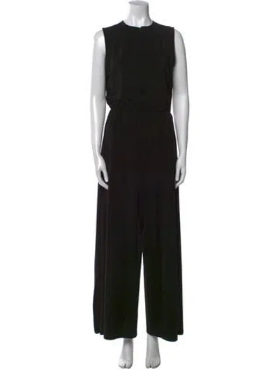 Pre-owned Issey Miyake 2020 Crew Neck Jumpsuit In Black
