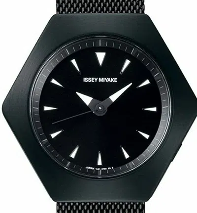Pre-owned Issey Miyake 2020  Roku Series Nyam002 Konstantin Grcic Unisex Watch Black