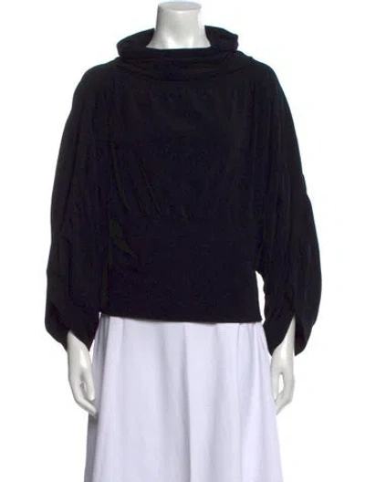 Pre-owned Issey Miyake 2021 Nylon Sweatshirt In Black