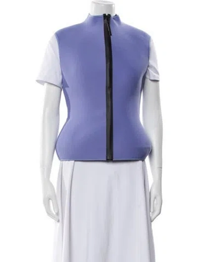 Pre-owned Issey Miyake 2021 Vest In Blue