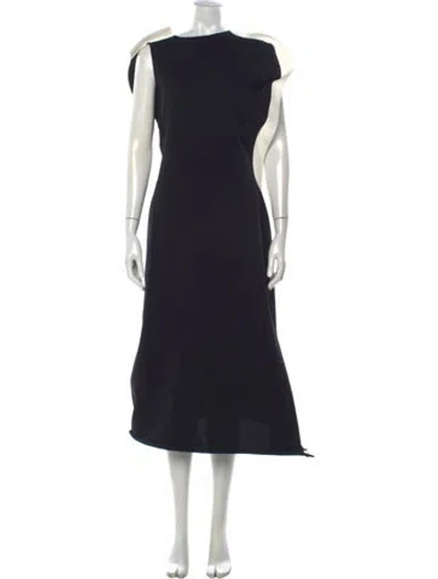 Pre-owned Issey Miyake 2023 Long Dress In Black