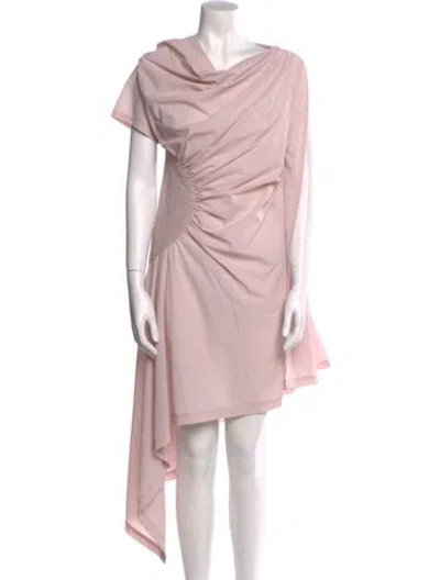 Pre-owned Issey Miyake 2024 Long Dress In Pink