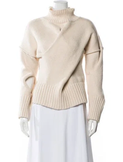 Pre-owned Issey Miyake 2024 Turtleneck Sweater In Neutral