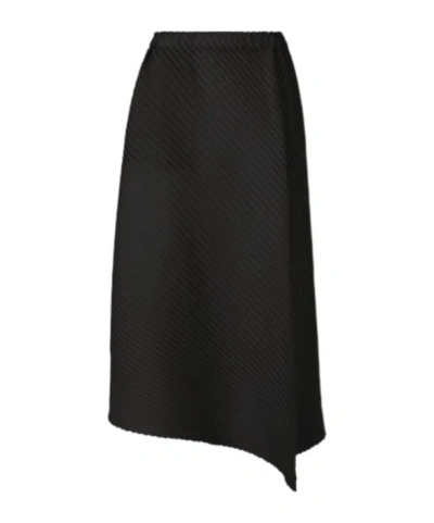 Issey Miyake A-line Skirt In Black