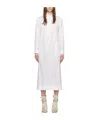 Issey Miyake A Long Dress In A Sticker Bag In White