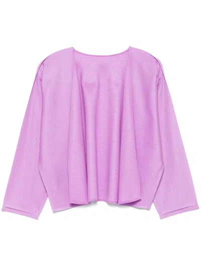 Issey Miyake A-poc Form Cardigan In Purple