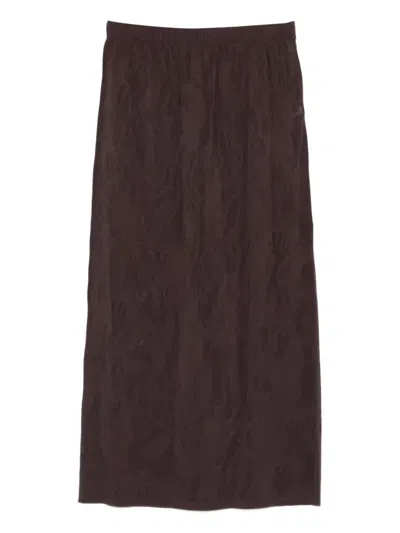 Issey Miyake A-poc Hopping Midi Skirt In Brown