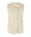Issey Miyake A-poc Roar Hooded Blouse In Nude