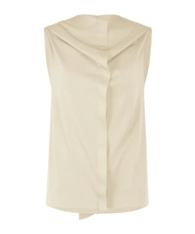 Issey Miyake A-poc Roar Hooded Blouse In Nude