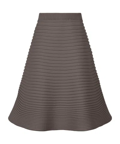 Issey Miyake A-shaped Skirt In Black