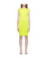 Issey Miyake A Simple Medium-length Dress In Yellow