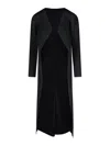 Issey Miyake Lissetting Coat Open In Black