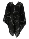 Issey Miyake Abstract-pattern Blouse In Black
