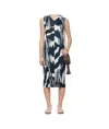 Issey Miyake V-neck Sleeveless Dress