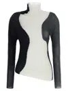 Issey Miyake Abstract Tint Pleats Blouse In White