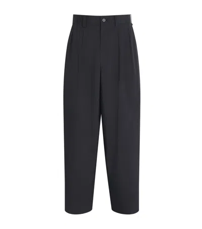 Issey Miyake Air Wide-leg Trousers In Black